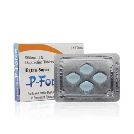 【藍P】 Extra super P-Force 雙效威而鋼 260mg (4錠裝)