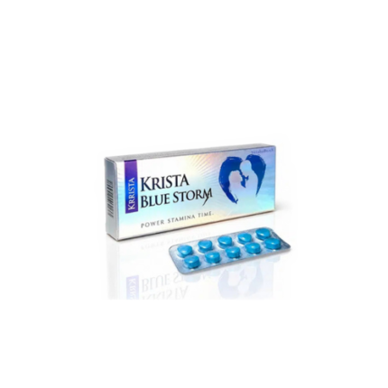 【藍色風暴】 Krrista Blue Storm 超級雙效威而鋼 260mg (10錠裝)
